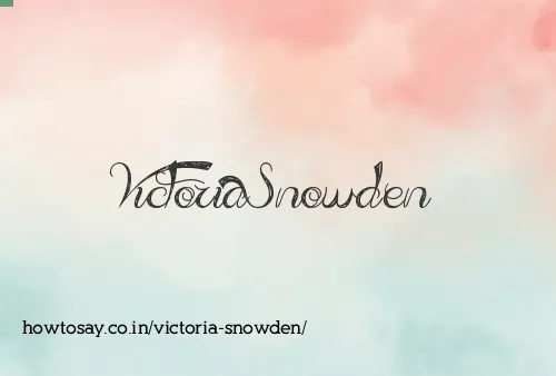Victoria Snowden