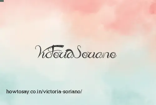 Victoria Soriano