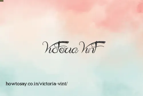 Victoria Vint