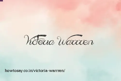Victoria Warrren