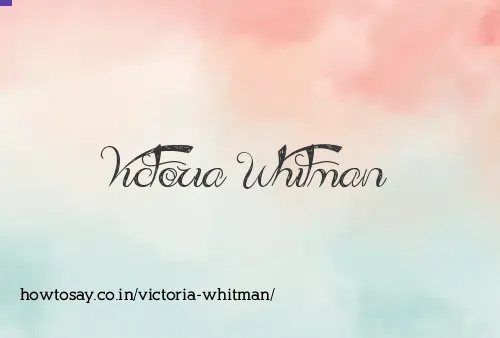 Victoria Whitman
