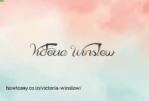 Victoria Winslow
