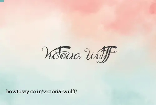 Victoria Wulff