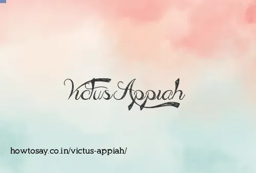 Victus Appiah