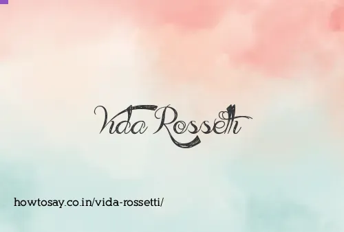Vida Rossetti