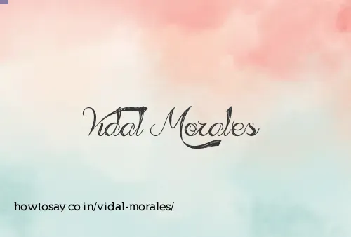 Vidal Morales
