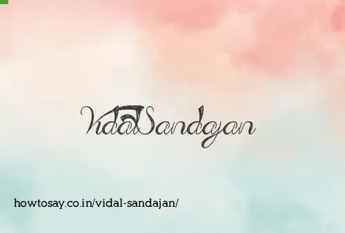 Vidal Sandajan