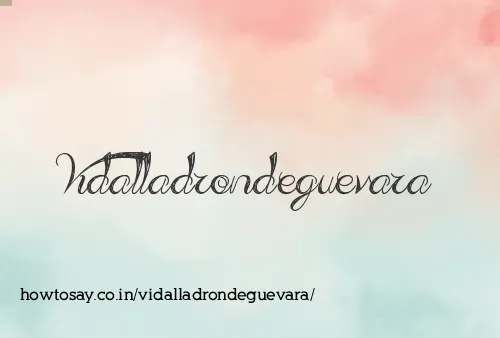 Vidalladrondeguevara