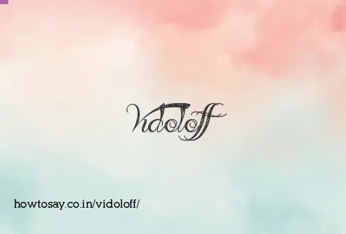 Vidoloff