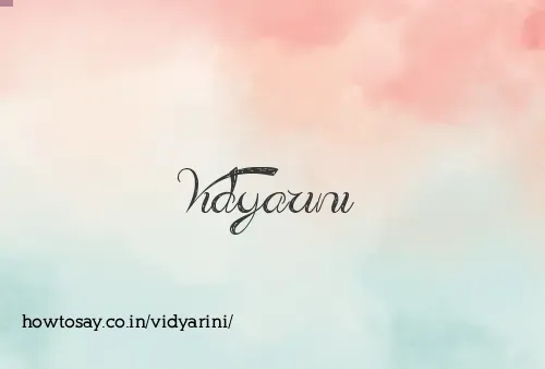 Vidyarini