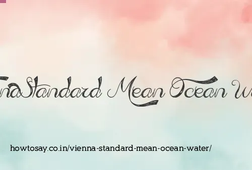 Vienna Standard Mean Ocean Water