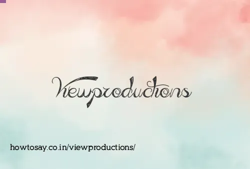 Viewproductions