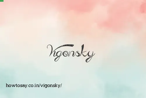 Vigonsky