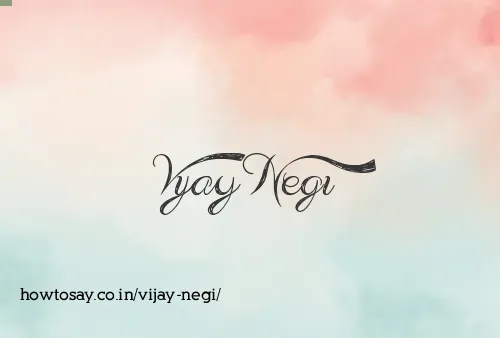 Vijay Negi