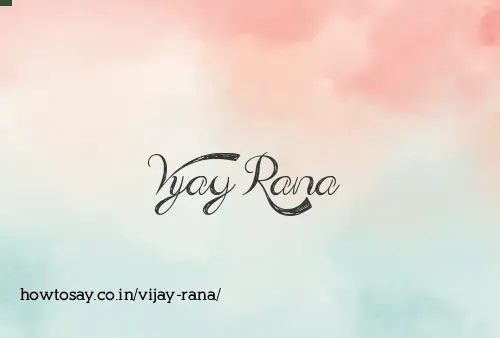 Vijay Rana