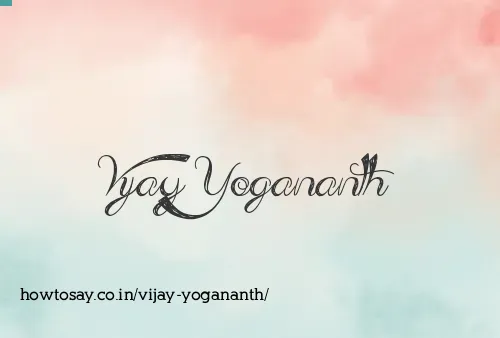 Vijay Yogananth