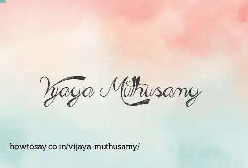Vijaya Muthusamy