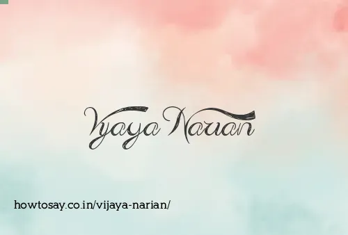 Vijaya Narian