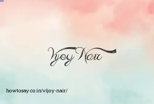 Vijoy Nair