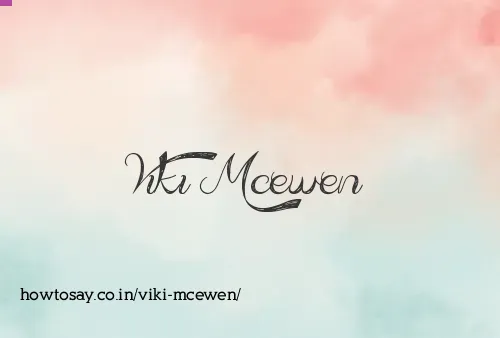 Viki Mcewen