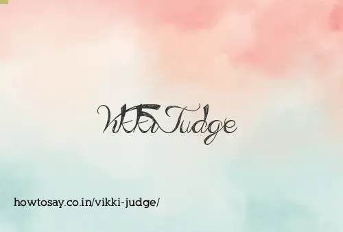 Vikki Judge