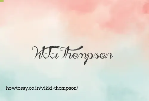 Vikki Thompson