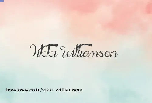 Vikki Williamson