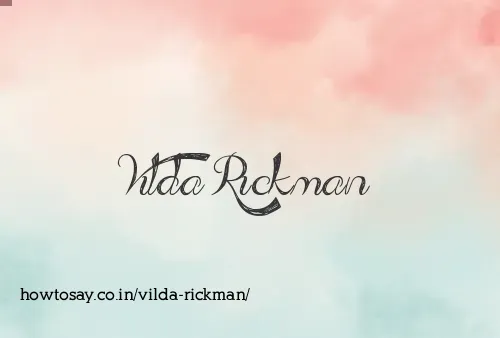 Vilda Rickman