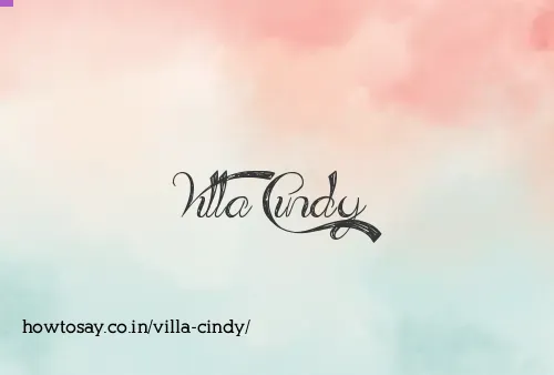 Villa Cindy