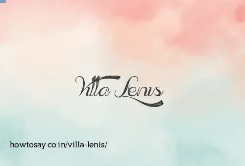 Villa Lenis