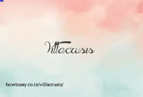 Villacrusis