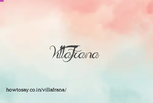 Villafrana