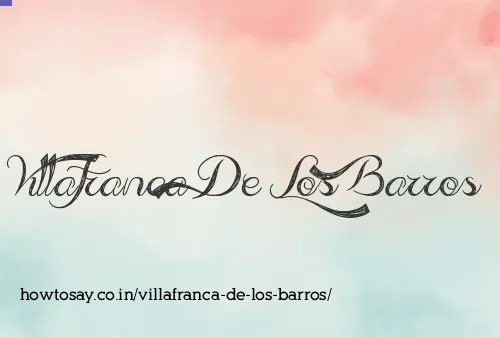 Villafranca De Los Barros