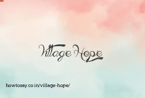Village Hope
