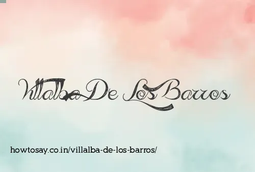 Villalba De Los Barros