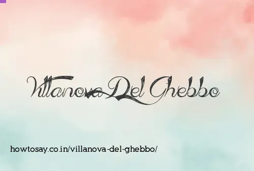 Villanova Del Ghebbo