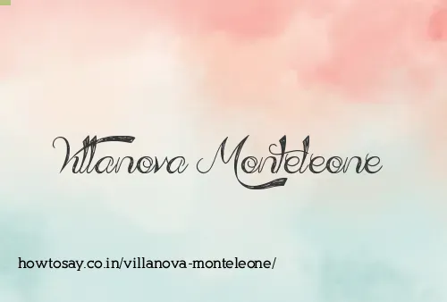 Villanova Monteleone