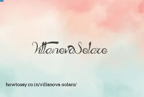 Villanova Solaro