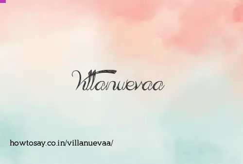 Villanuevaa
