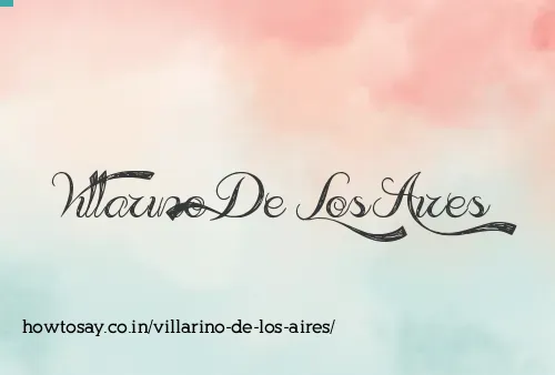Villarino De Los Aires