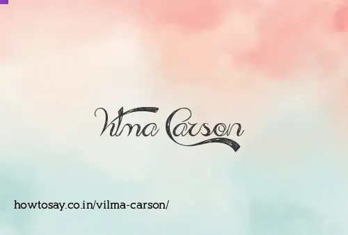Vilma Carson