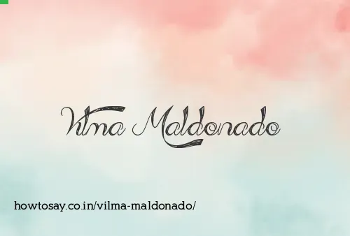 Vilma Maldonado