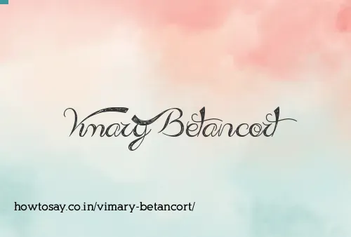 Vimary Betancort
