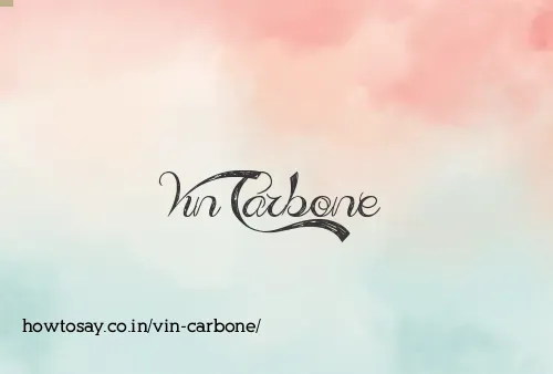 Vin Carbone