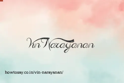 Vin Narayanan