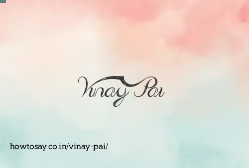 Vinay Pai
