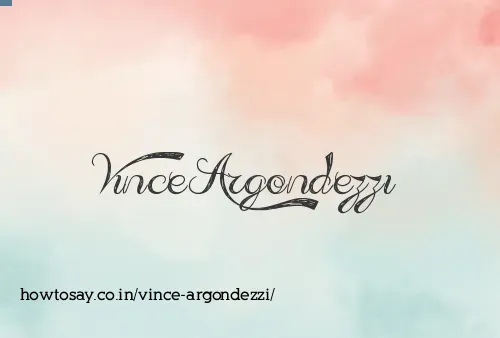 Vince Argondezzi