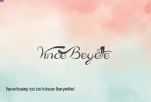 Vince Beyette