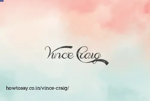 Vince Craig
