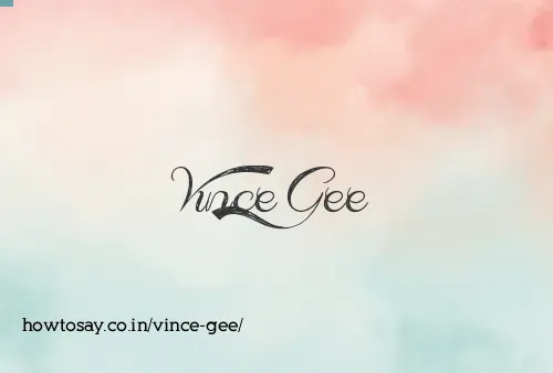 Vince Gee